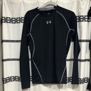 Under Armour Black and Gray Performance compression shirt
